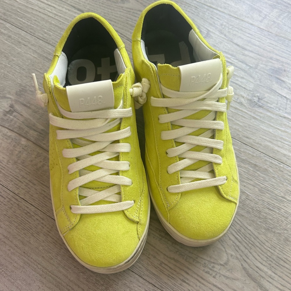 Neon yellow P448 Sneakers